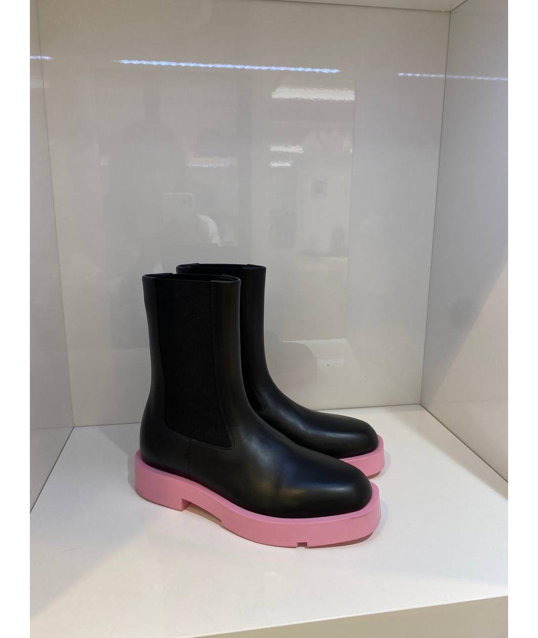 GIVENCHY Черные кожаные ботинки, фото 4