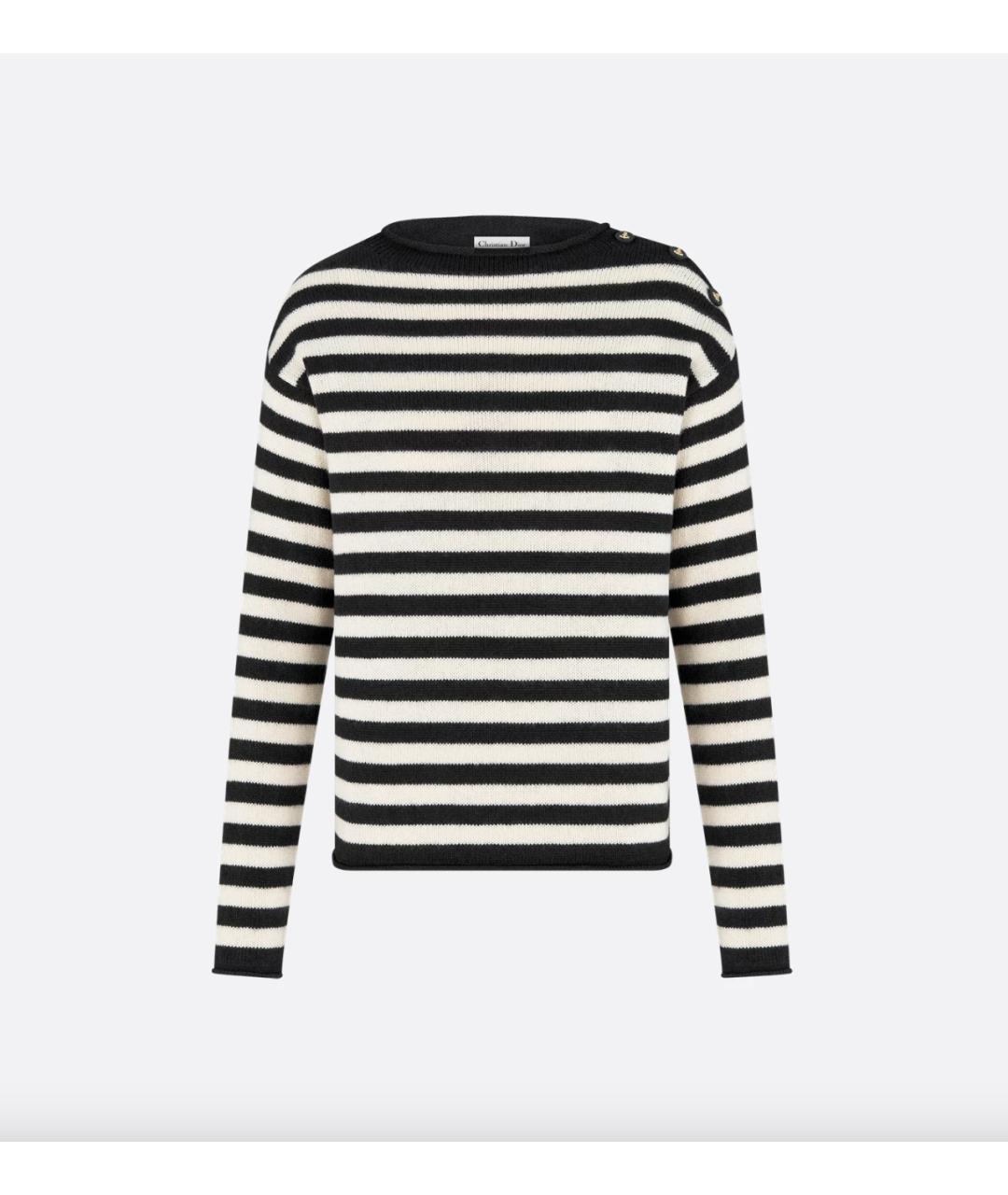 CHRISTIAN DIOR Бежевый хлопковый джемпер / свитер, фото 3