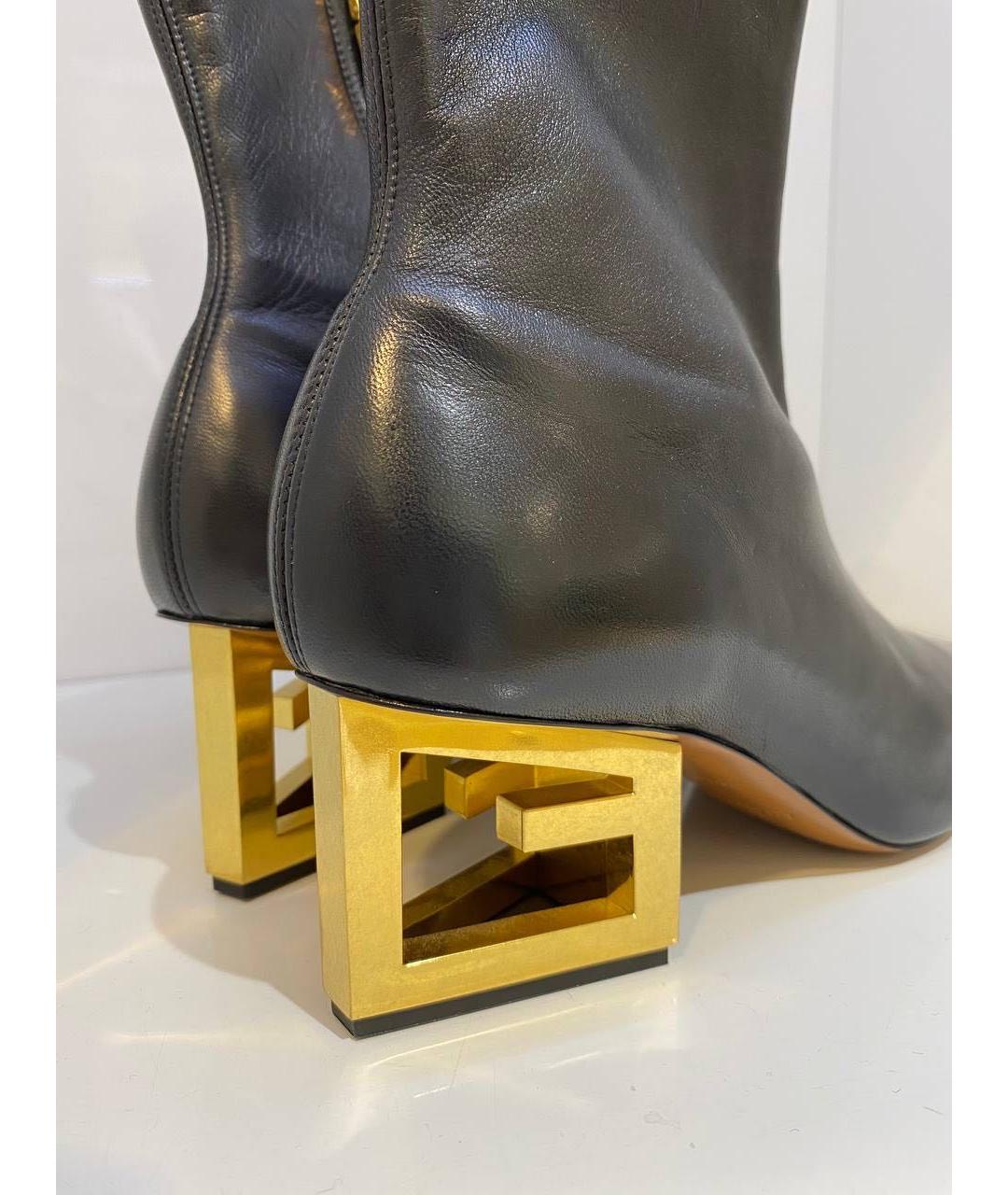 GIVENCHY Черные кожаные ботильоны, фото 3
