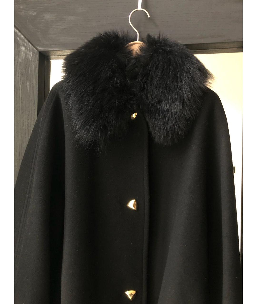 ESCADA Черное шерстяное пальто, фото 7
