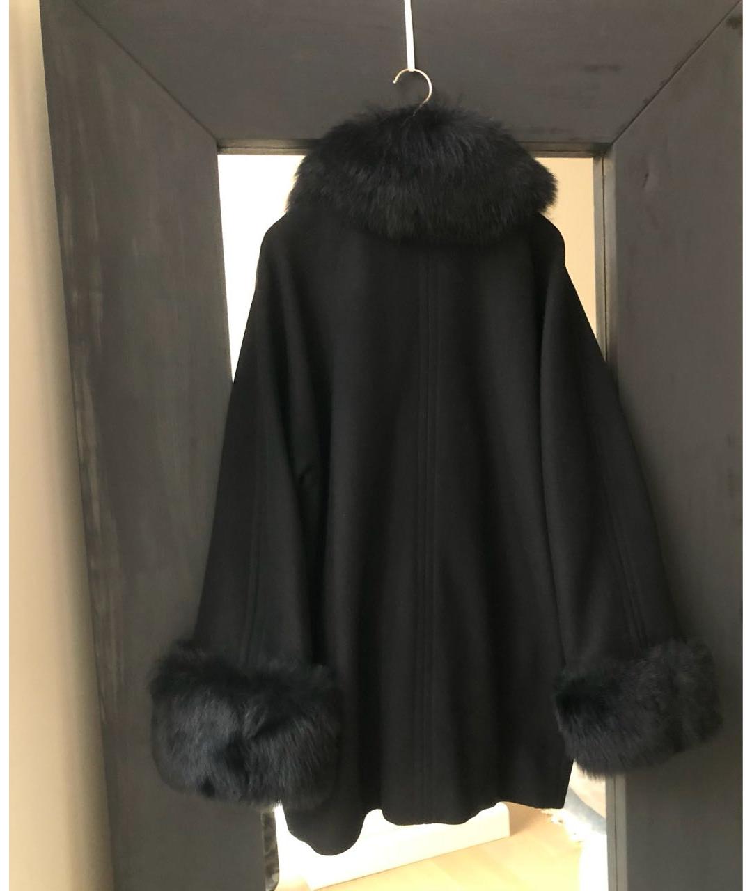 ESCADA Черное шерстяное пальто, фото 2