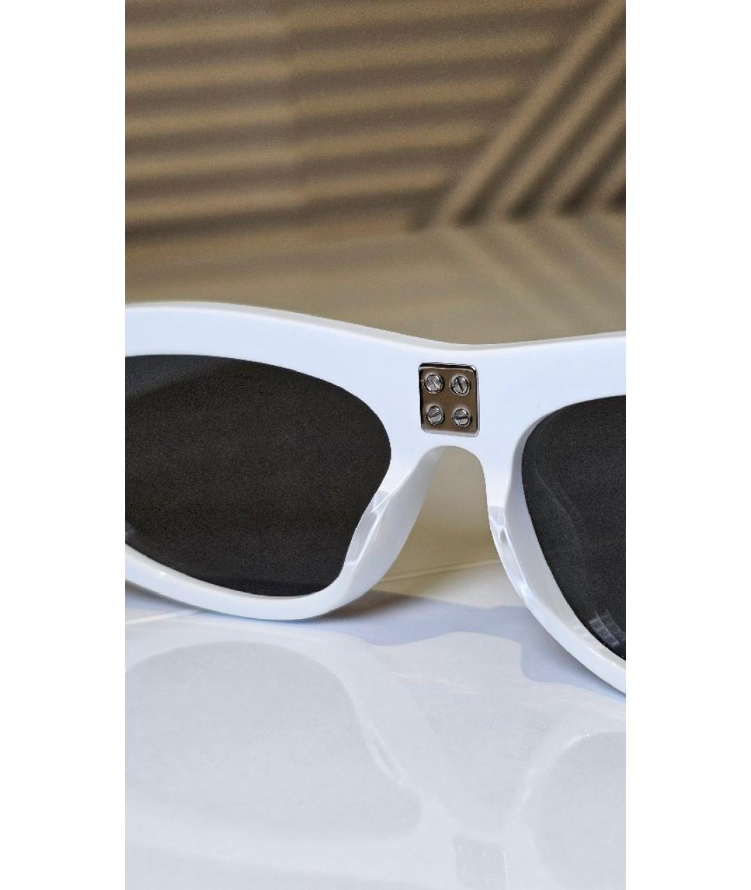 GIVENCHY Белые пластиковые солнцезащитные очки, фото 6