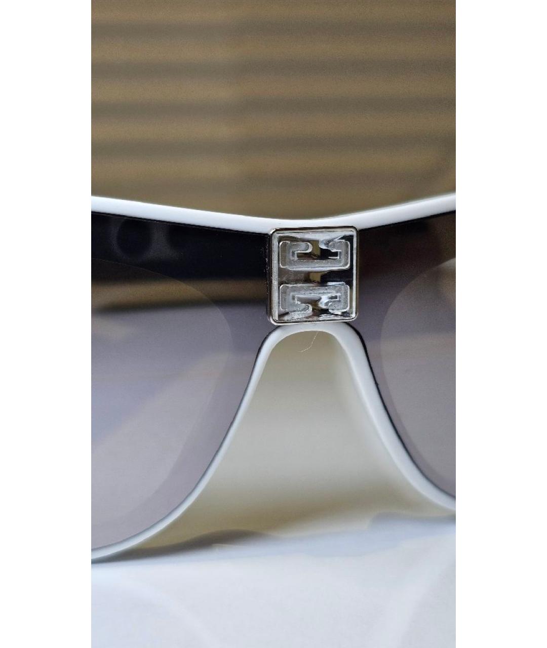 GIVENCHY Белые пластиковые солнцезащитные очки, фото 2