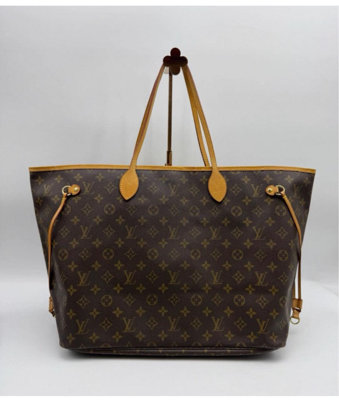 LOUIS VUITTON Коричневая сумка тоут, фото 2