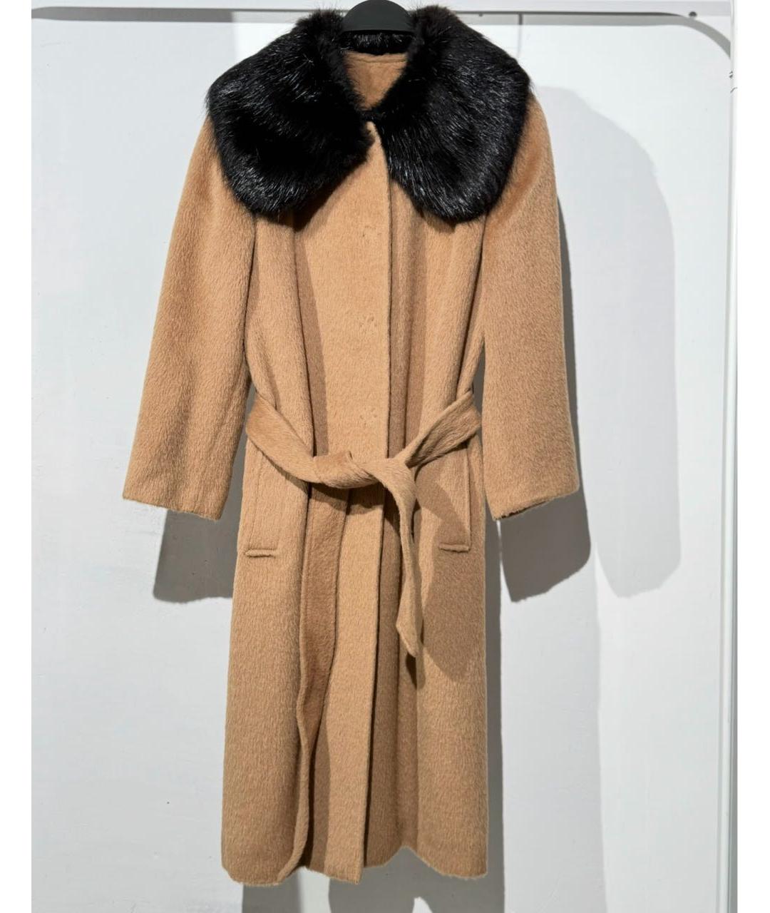 DOLCE&GABBANA Бежевое шерстяное пальто, фото 6