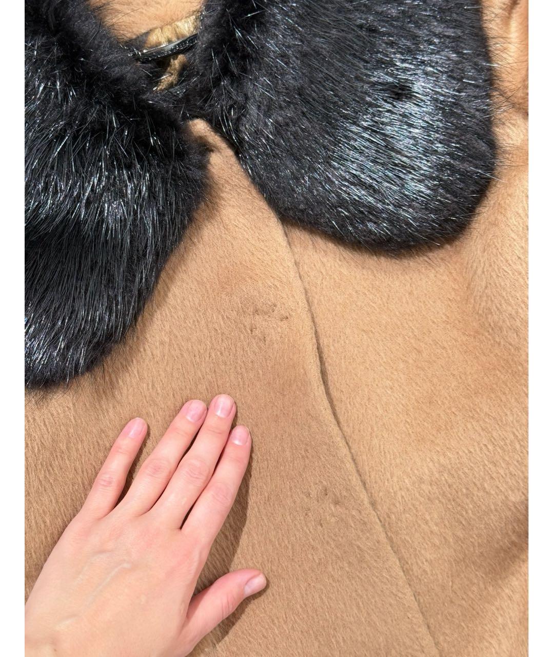 DOLCE&GABBANA Бежевое шерстяное пальто, фото 4