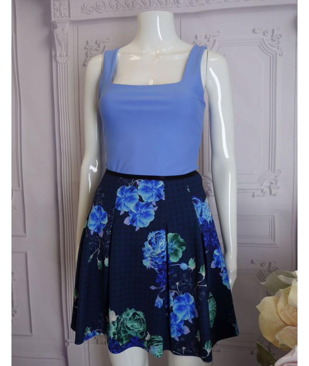 PINKO Мульти хлопковая юбка мини, фото 5