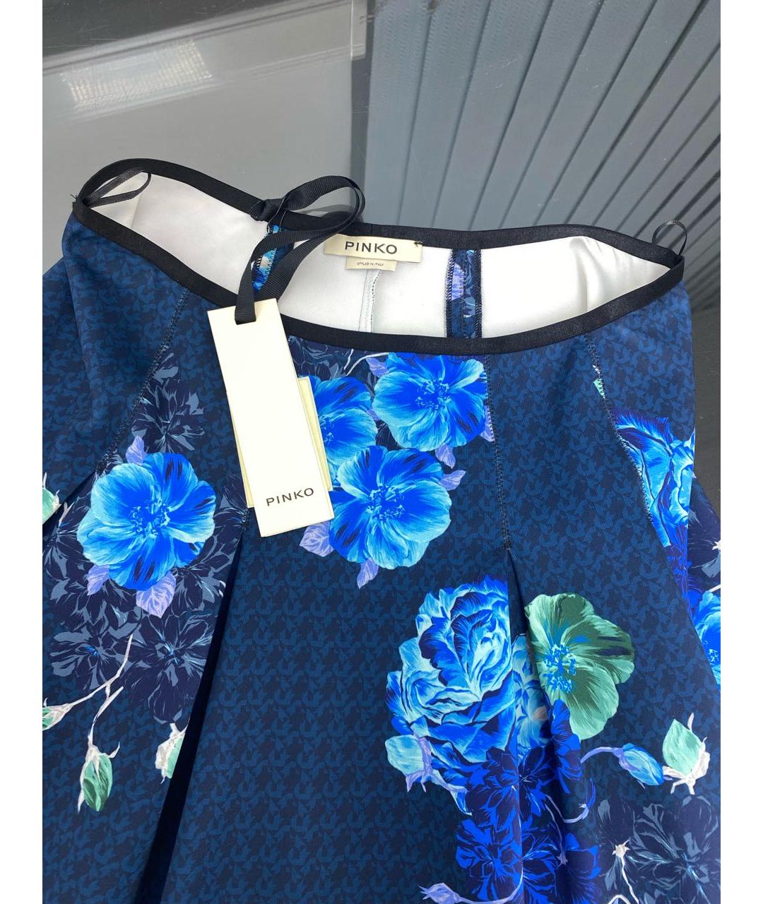 PINKO Мульти хлопковая юбка мини, фото 3