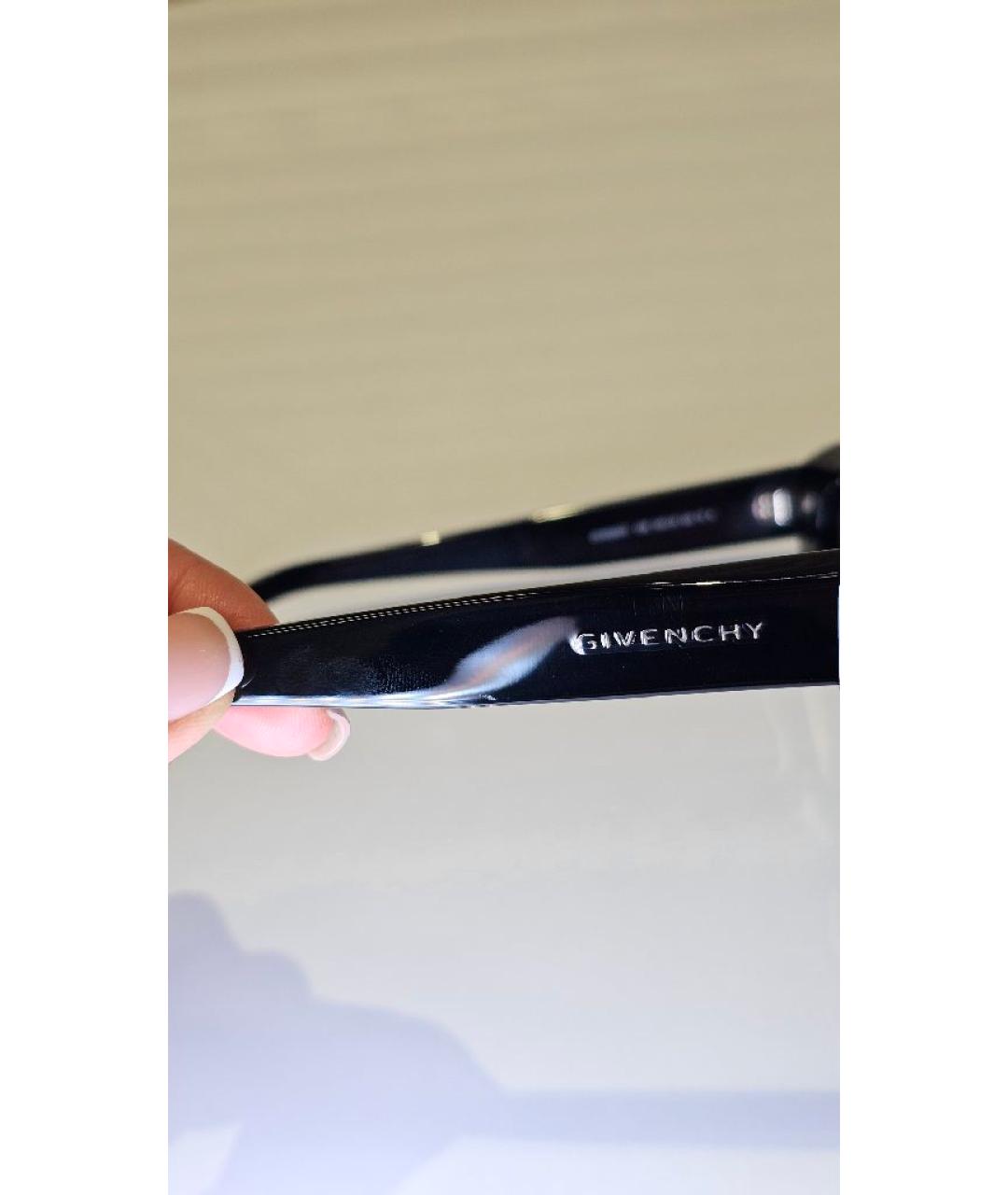 GIVENCHY Черные пластиковые солнцезащитные очки, фото 8