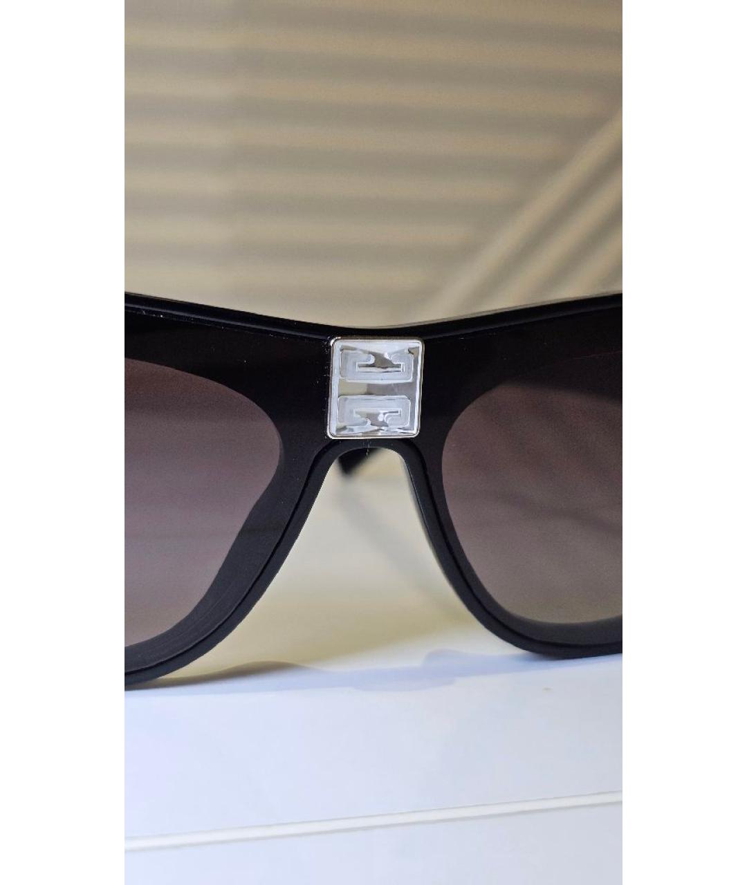 GIVENCHY Черные пластиковые солнцезащитные очки, фото 2