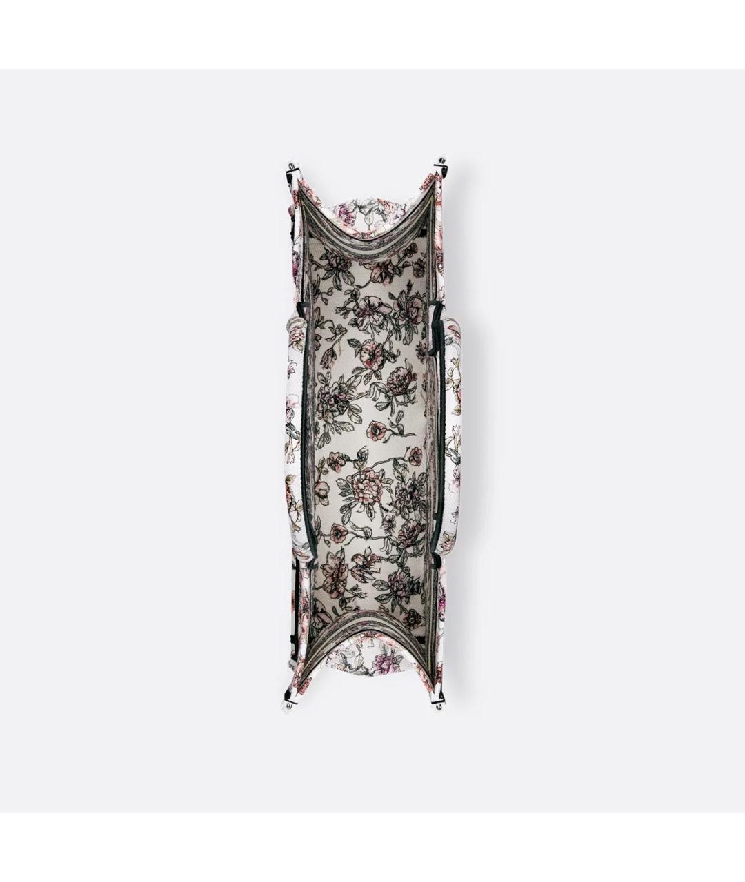 CHRISTIAN DIOR Розовая жаккардовая сумка тоут, фото 4