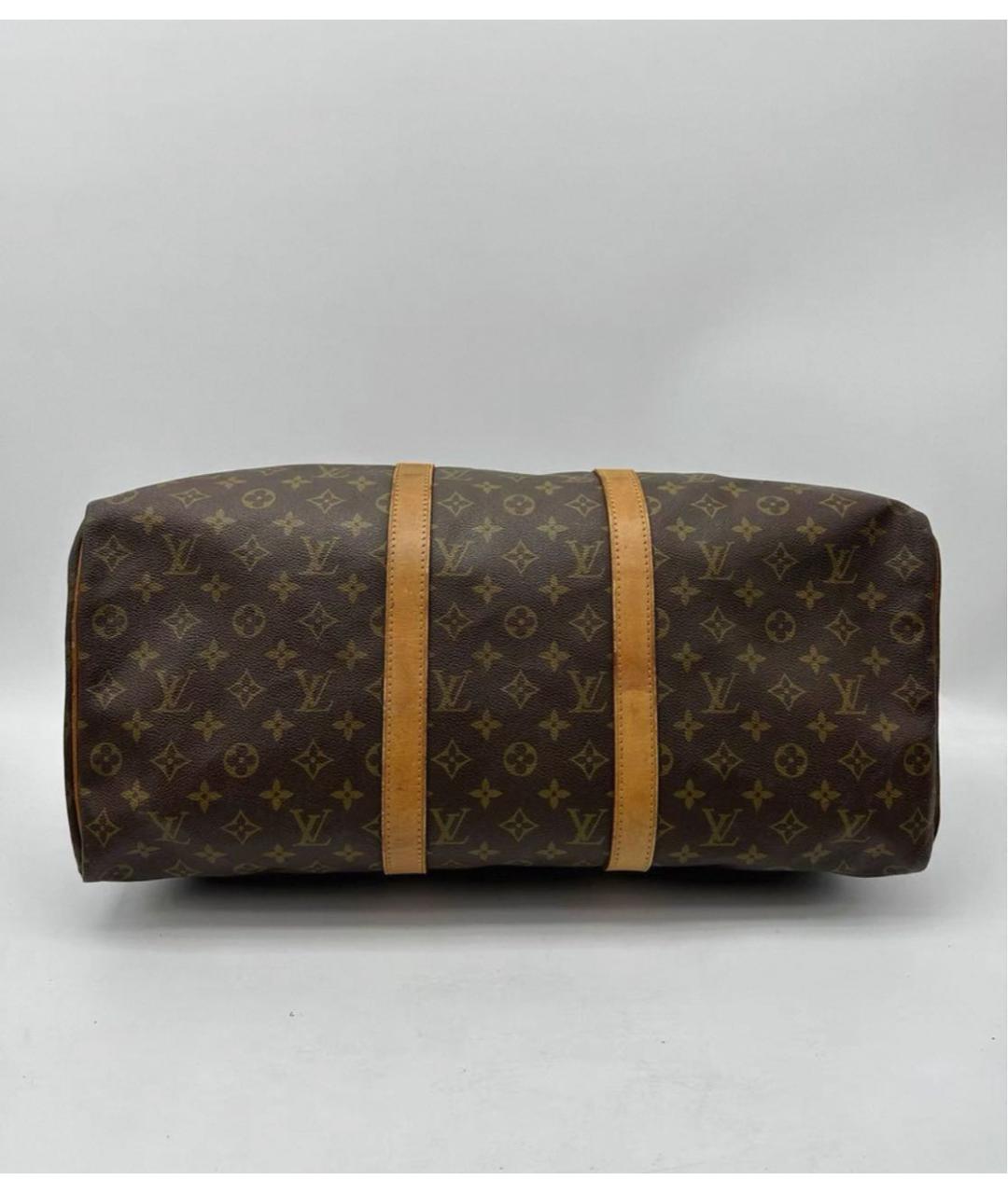 LOUIS VUITTON Коричневая сумка с короткими ручками, фото 3