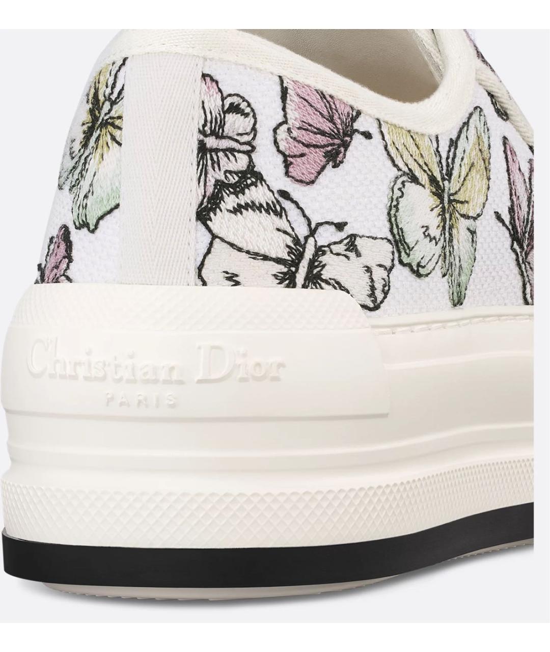 CHRISTIAN DIOR Белые текстильные кеды, фото 5