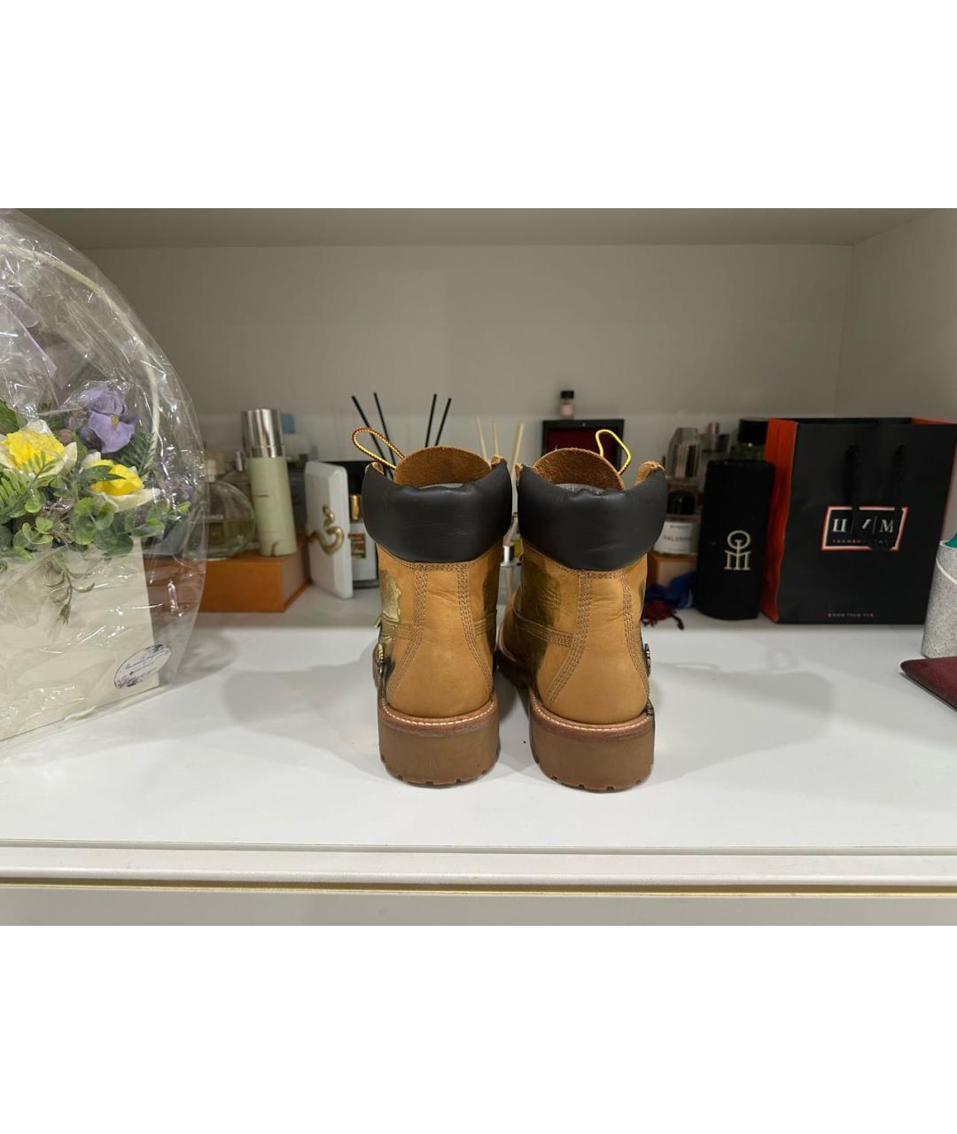 JIMMY CHOO Коричневые замшевые ботинки, фото 4