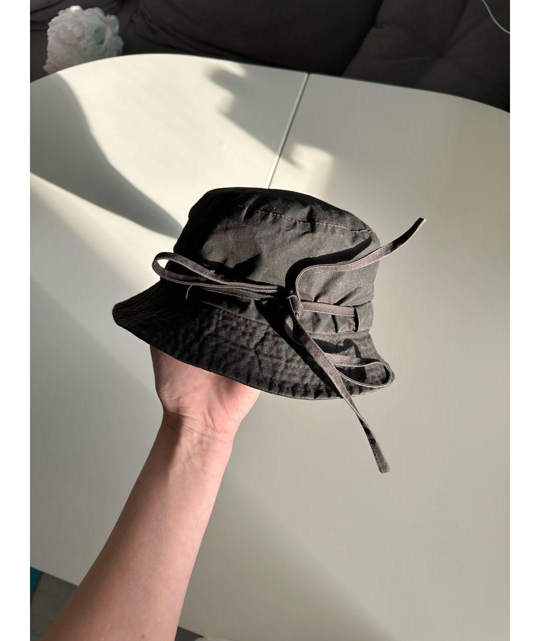 JACQUEMUS Черная хлопковая панама, фото 2