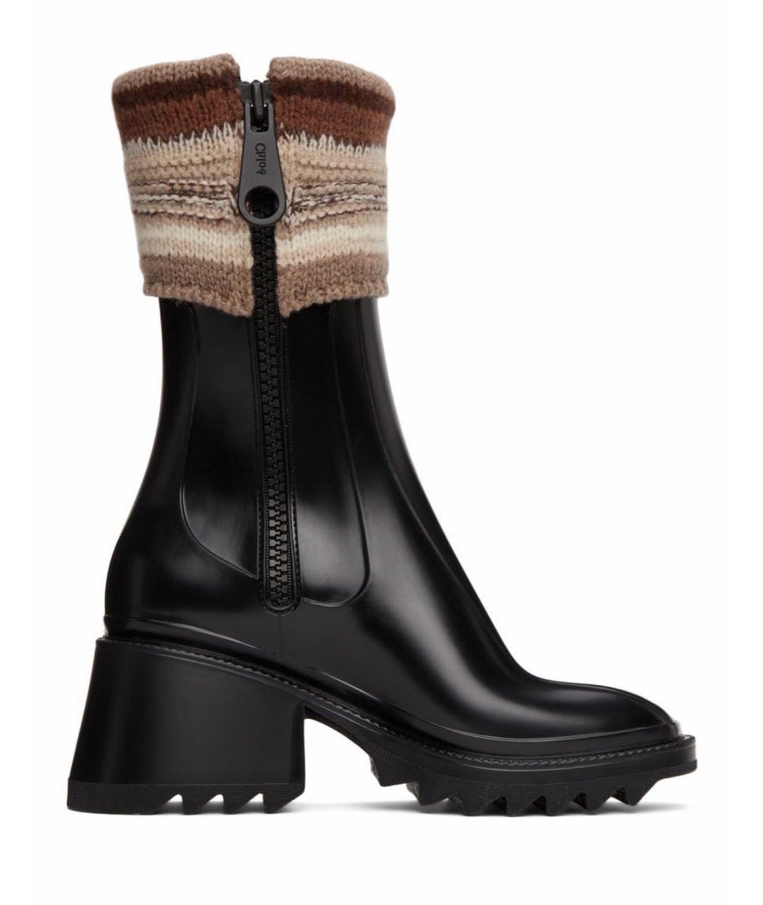 CHLOE Черные полусапоги, фото 1