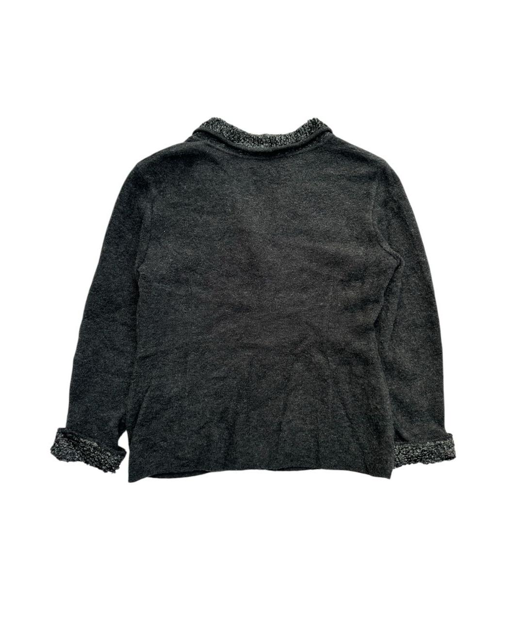 ESCADA Антрацитовый шерстяной кардиган, фото 2