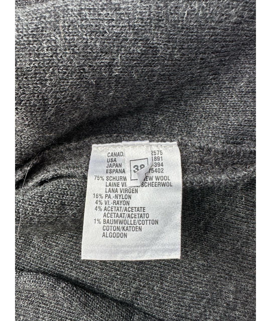 ESCADA Антрацитовый шерстяной кардиган, фото 8