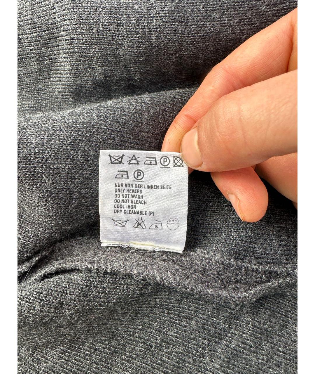 ESCADA Антрацитовый шерстяной кардиган, фото 7