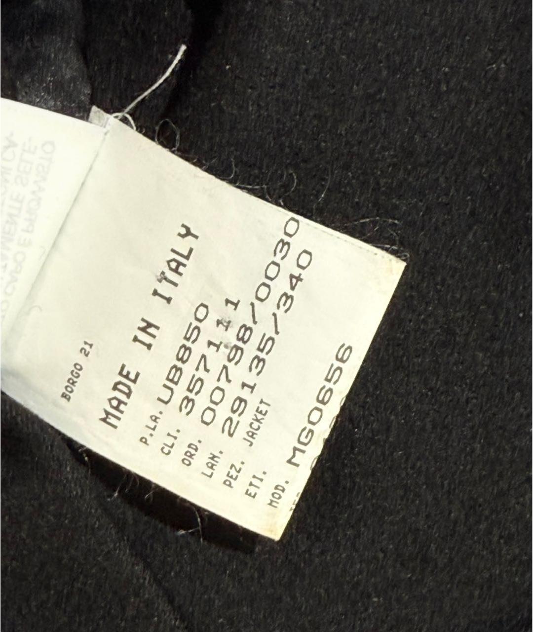 GIORGIO ARMANI Черное кашемировое пальто, фото 7