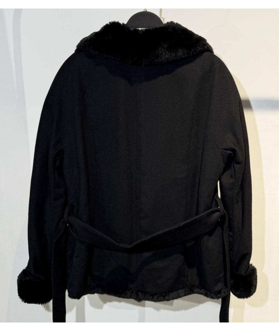 GIORGIO ARMANI Черное кашемировое пальто, фото 2