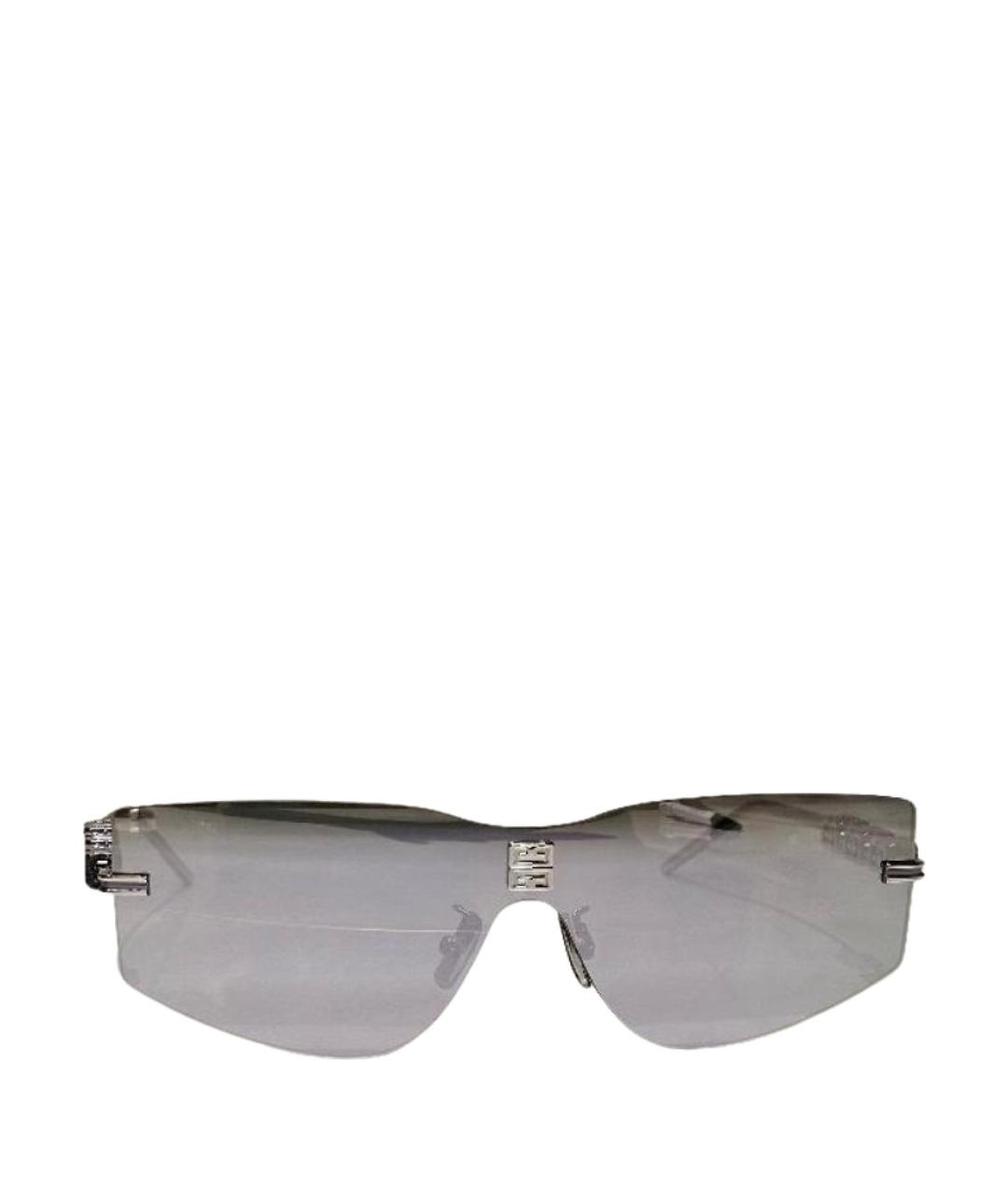 GIVENCHY Серебряные металлические солнцезащитные очки, фото 1