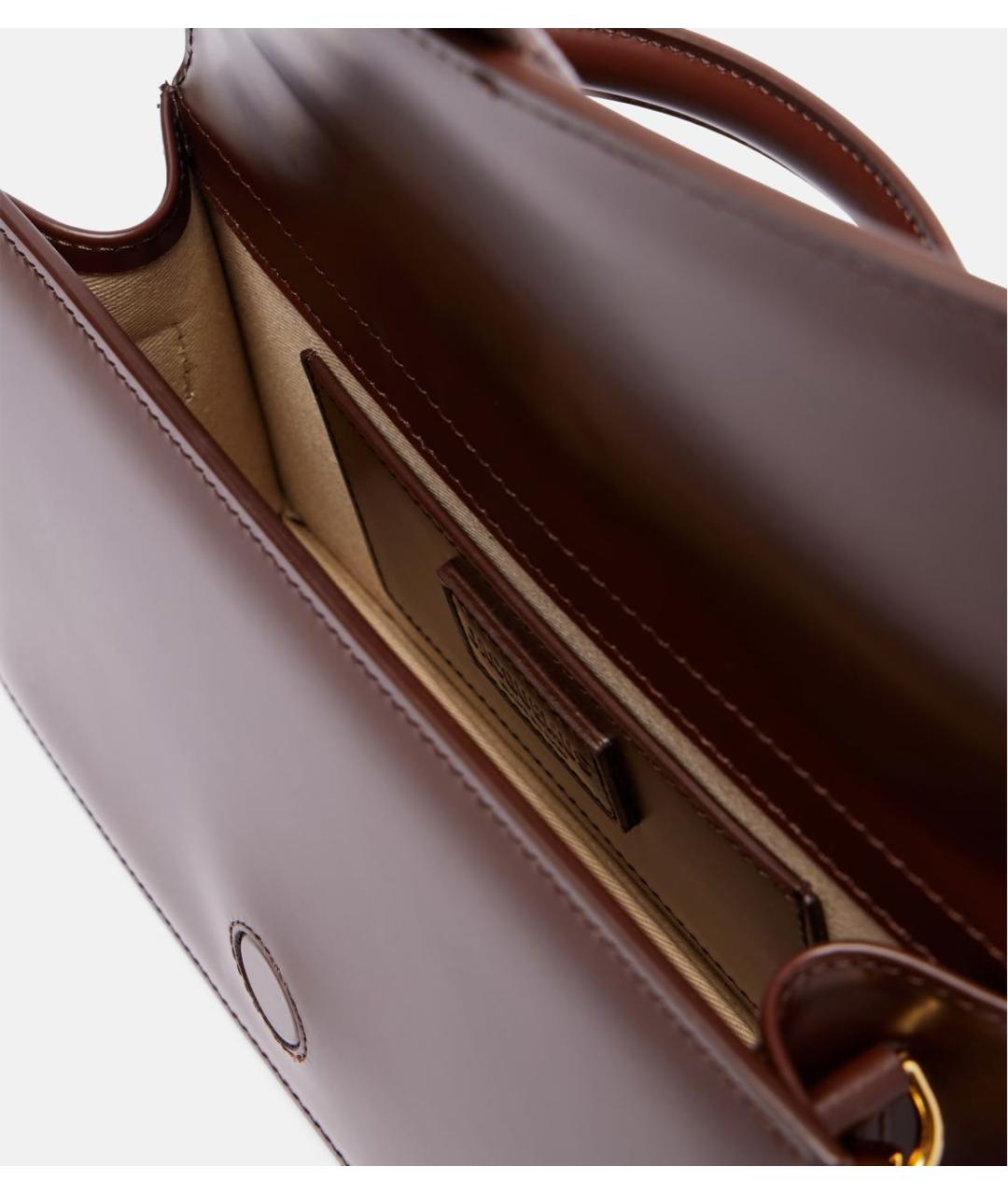 JACQUEMUS Коричневая сумка с короткими ручками, фото 3