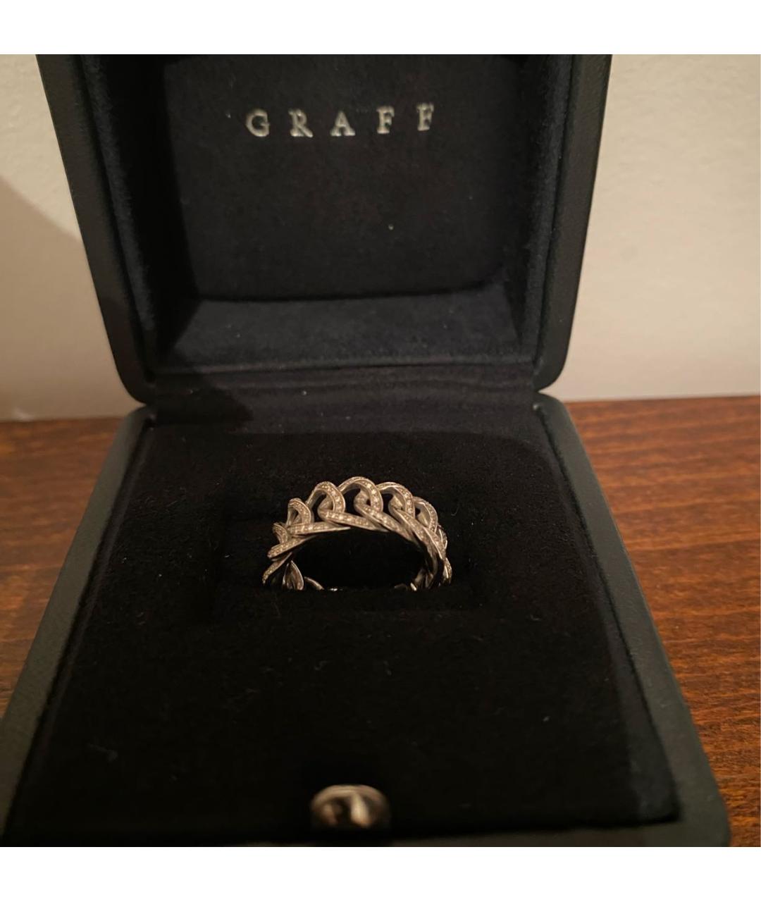 GRAFF Серебряное кольцо из белого золота, фото 2