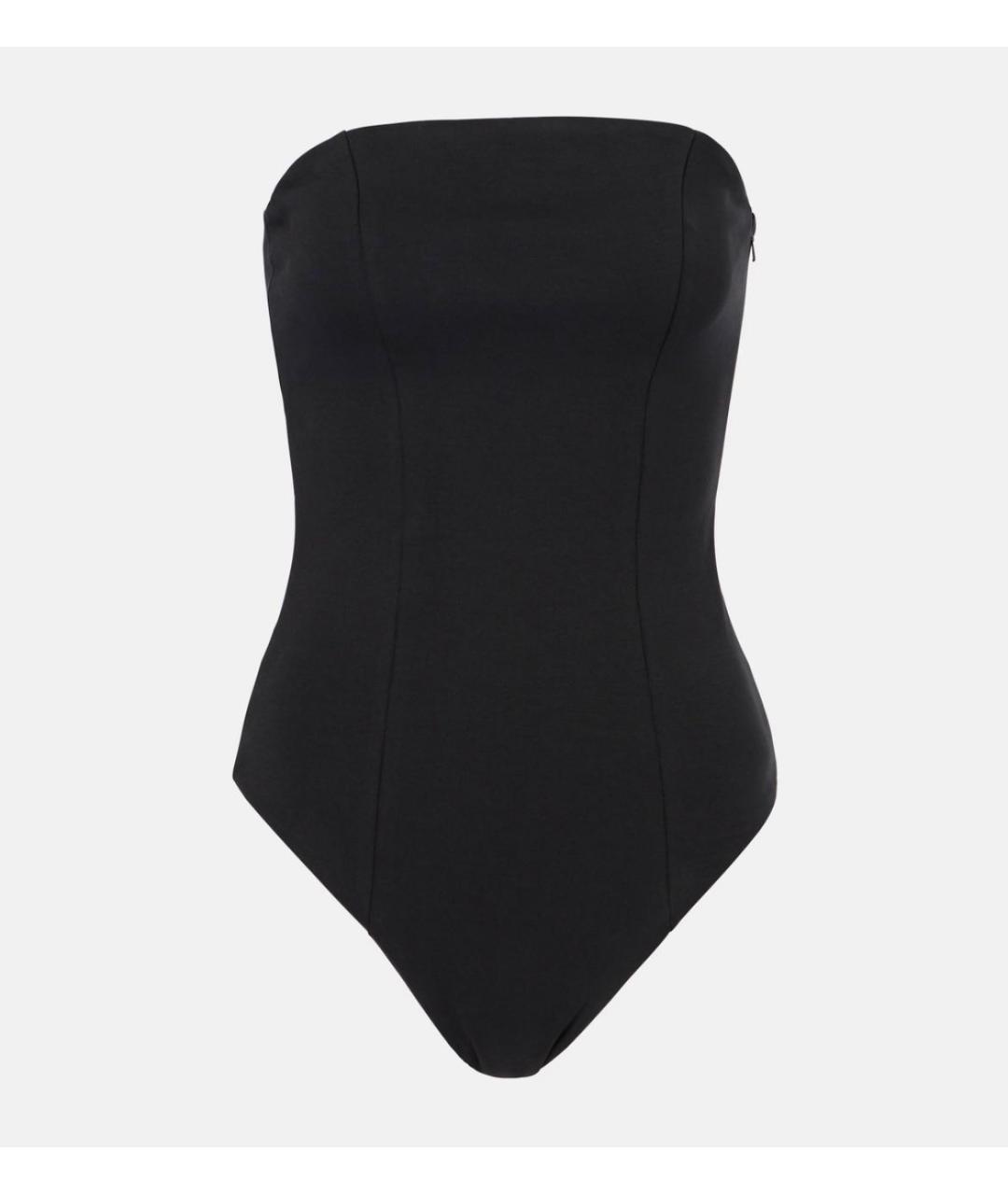 entire studios Черное хлопко-эластановое боди, фото 8