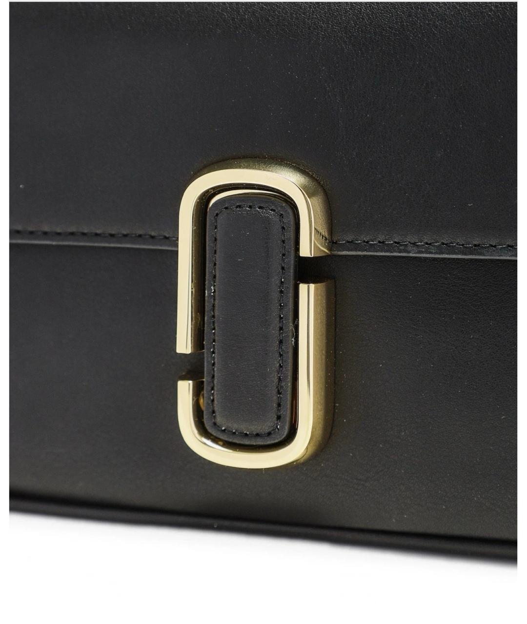 MARC JACOBS Черная кожаная сумка через плечо, фото 3