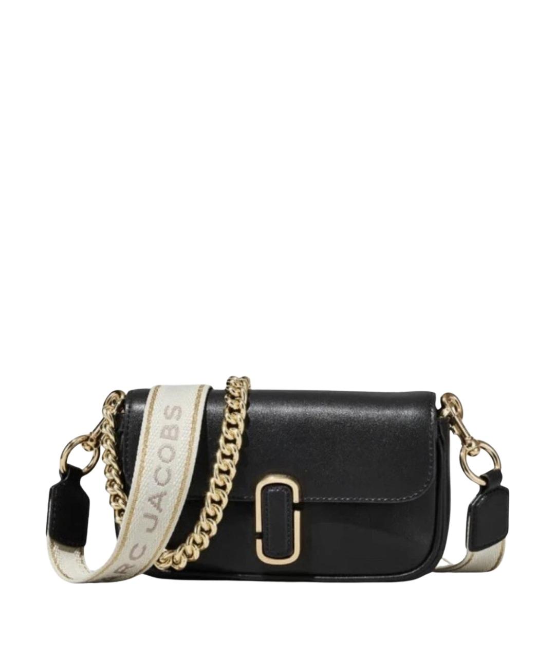 MARC JACOBS Черная кожаная сумка через плечо, фото 1