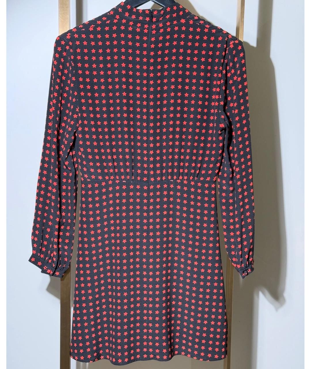 SAINT LAURENT Мульти шелковое повседневное платье, фото 2