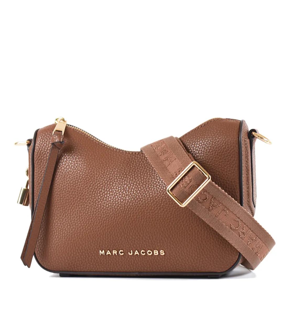 MARC JACOBS Коричневая кожаная сумка через плечо, фото 8