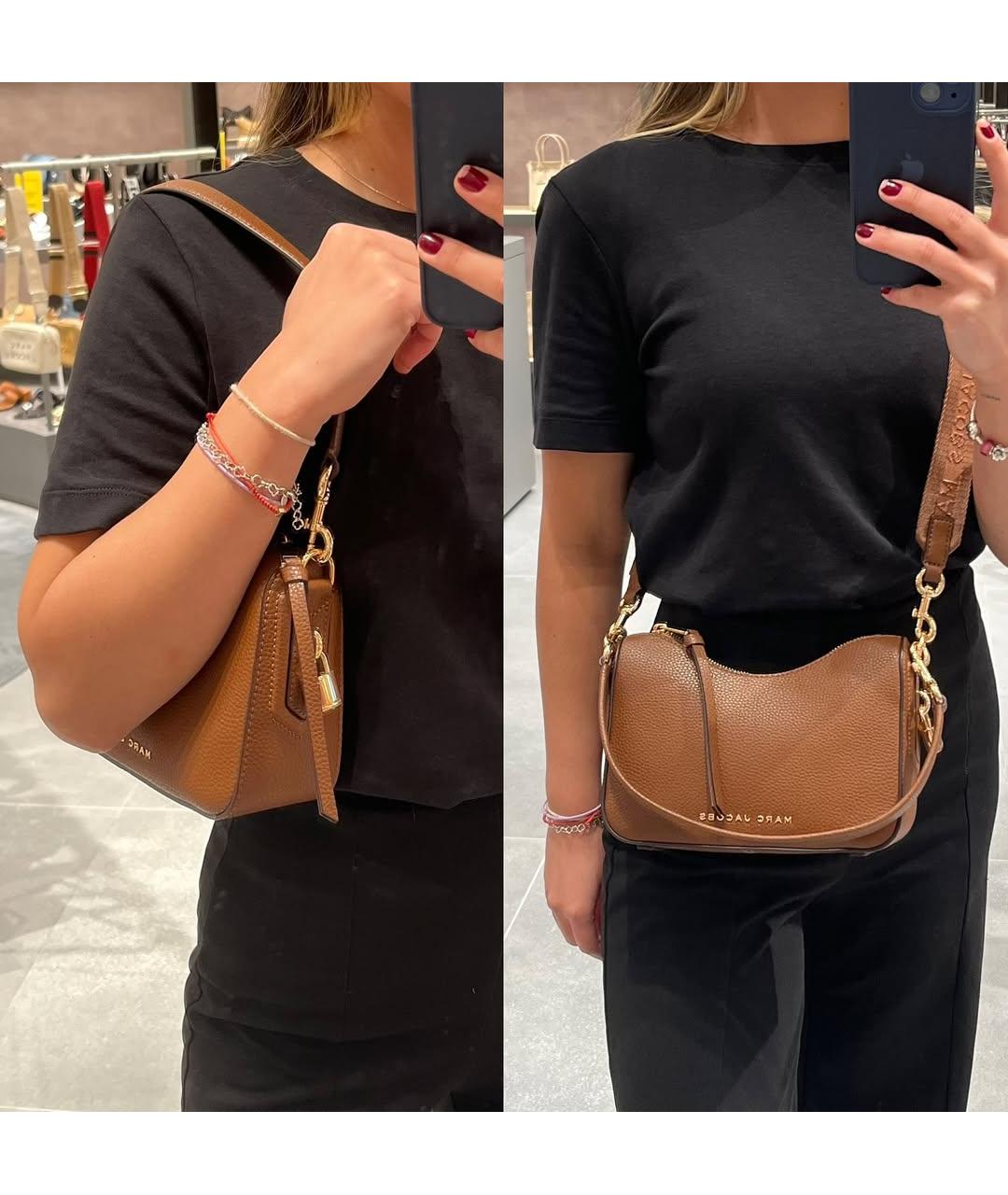 MARC JACOBS Коричневая кожаная сумка через плечо, фото 6