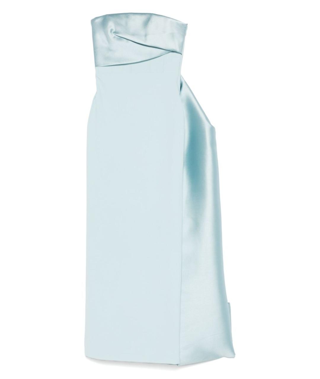 SOLACE LONDON Голубое полиэстеровое вечернее платье, фото 1