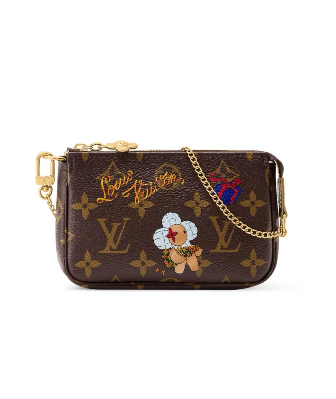 LOUIS VUITTON Коричневая сумка через плечо, фото 5