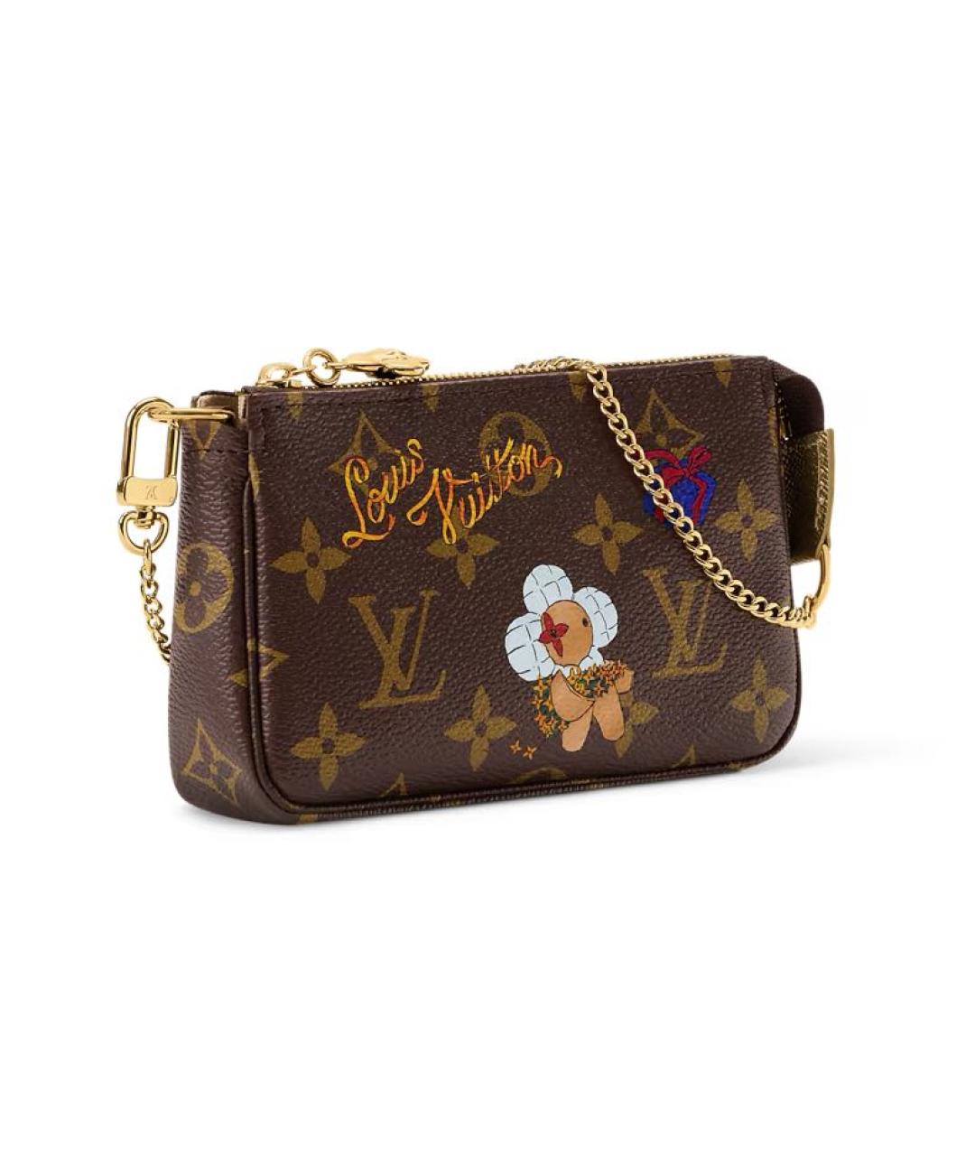 LOUIS VUITTON Коричневая сумка через плечо, фото 2