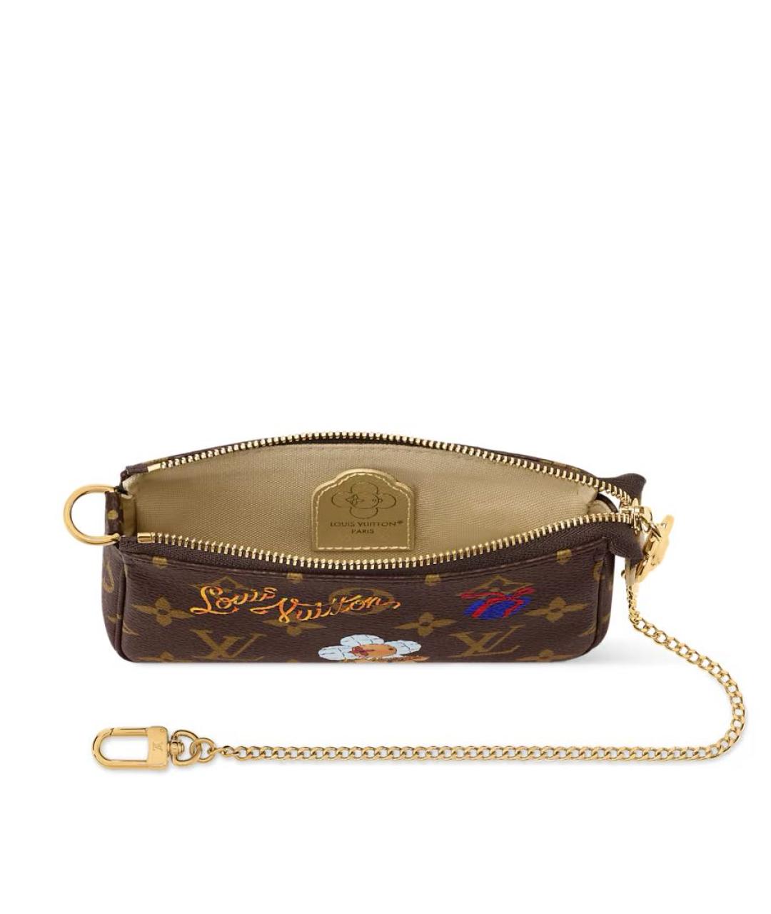 LOUIS VUITTON Коричневая сумка через плечо, фото 3