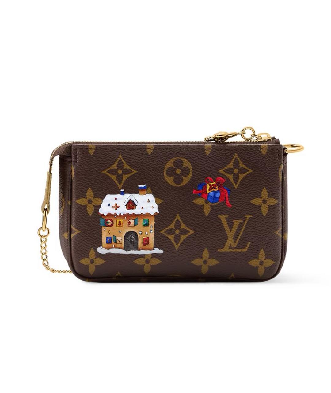 LOUIS VUITTON Коричневая сумка через плечо, фото 4