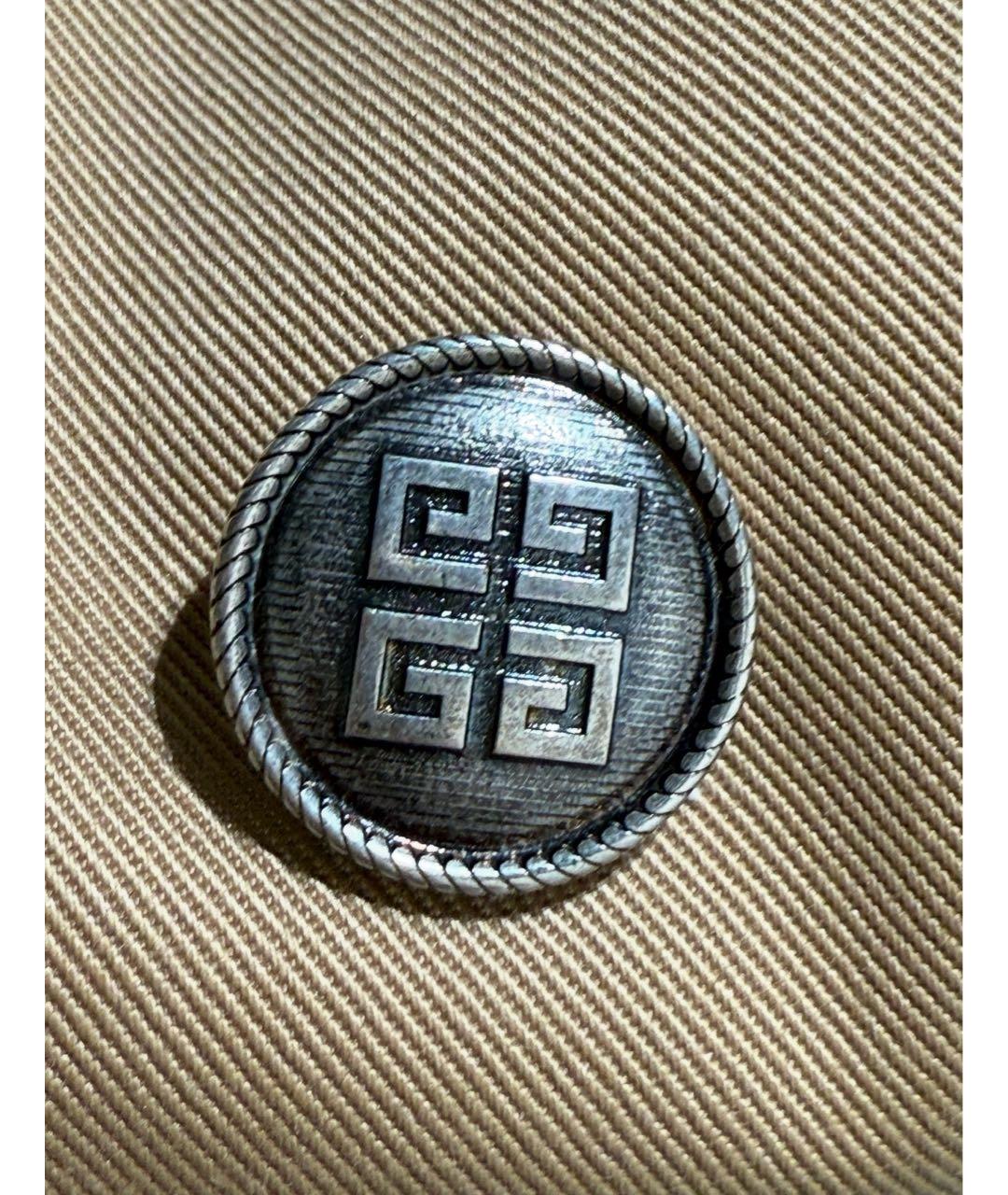 GIVENCHY Бежевое хлопковое повседневное платье, фото 4