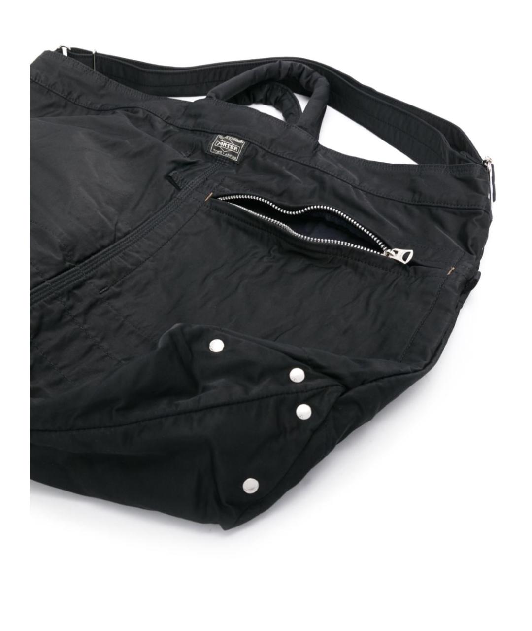 PORTER-YOSHIDA & CO Черная синтетическая сумка тоут, фото 3