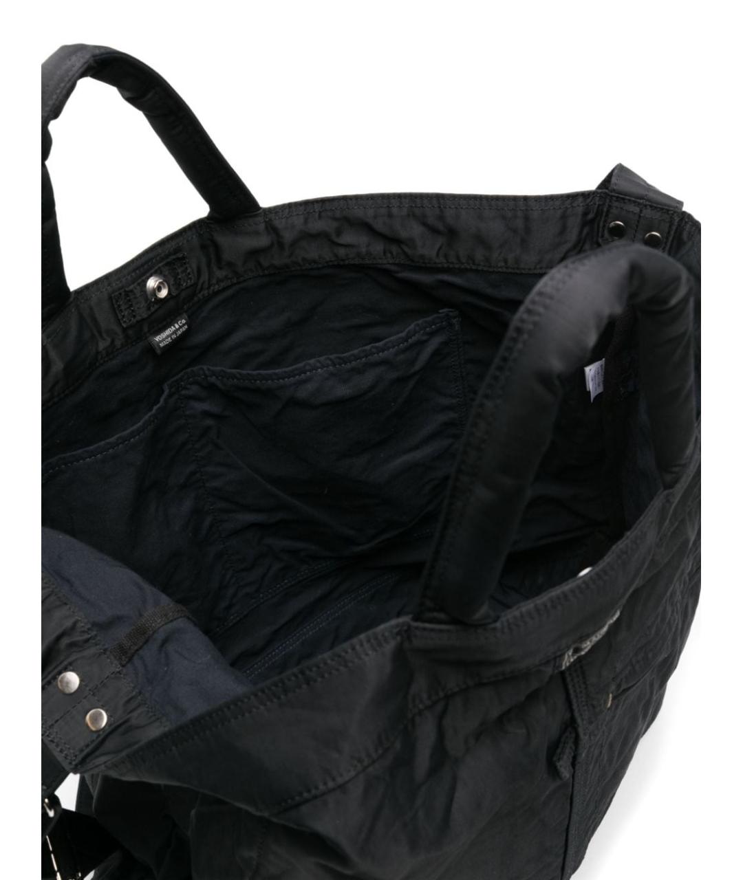 PORTER-YOSHIDA & CO Черная синтетическая сумка тоут, фото 2