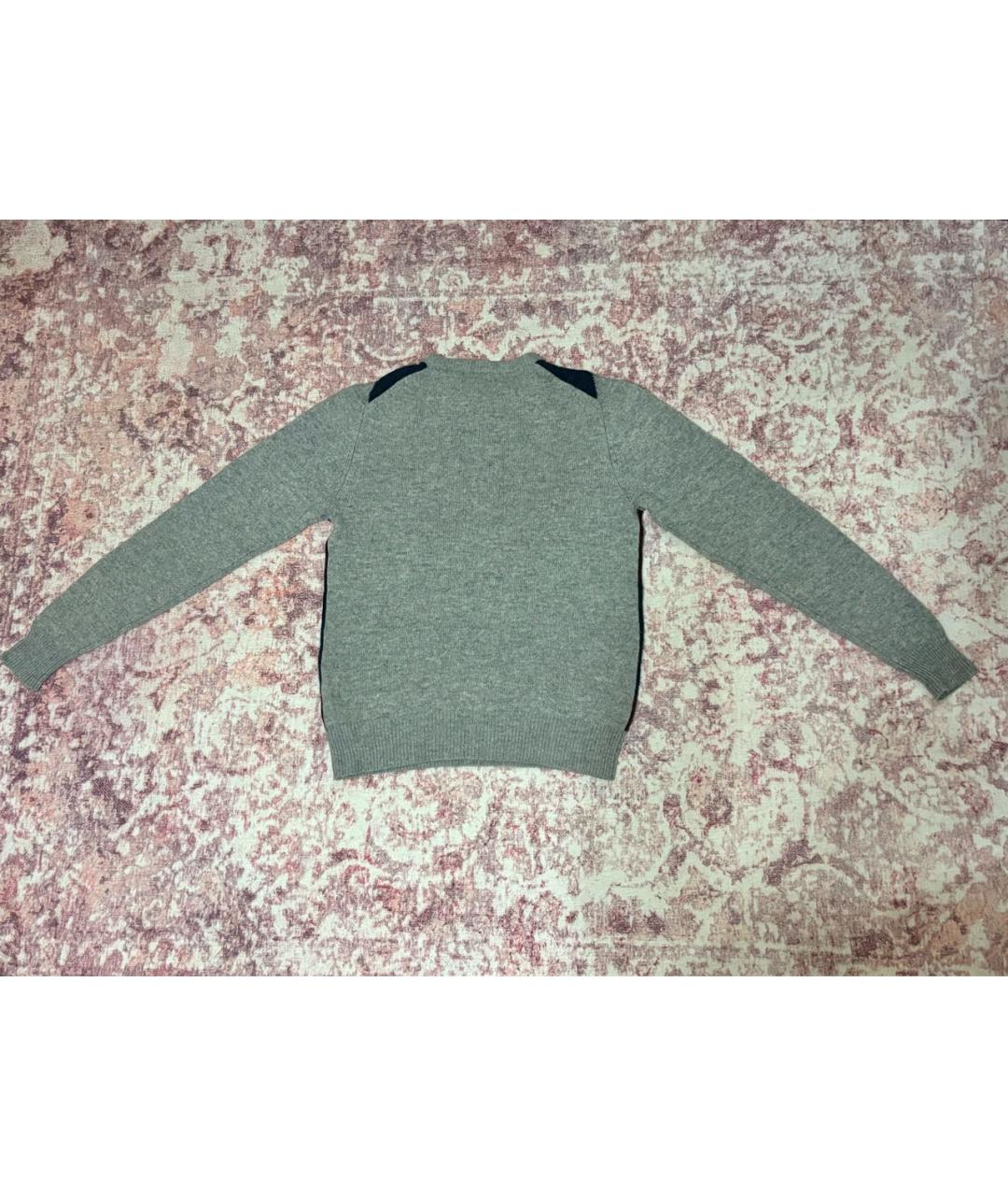 CAROLINA HERRERA Серый шерстяной джемпер / свитер, фото 2