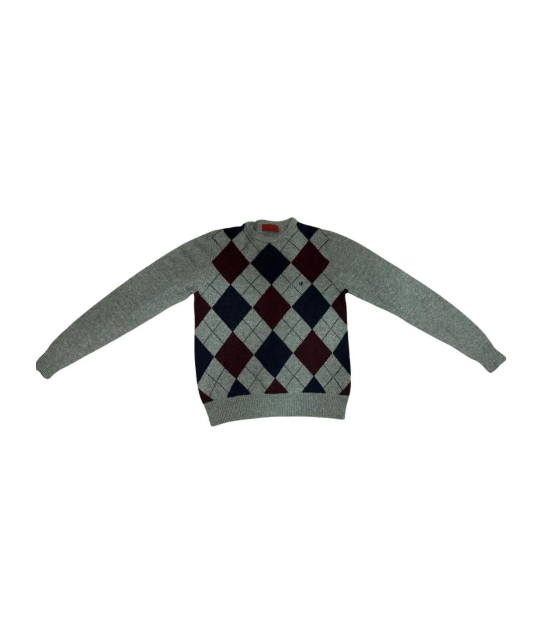 CAROLINA HERRERA Серый шерстяной джемпер / свитер, фото 1