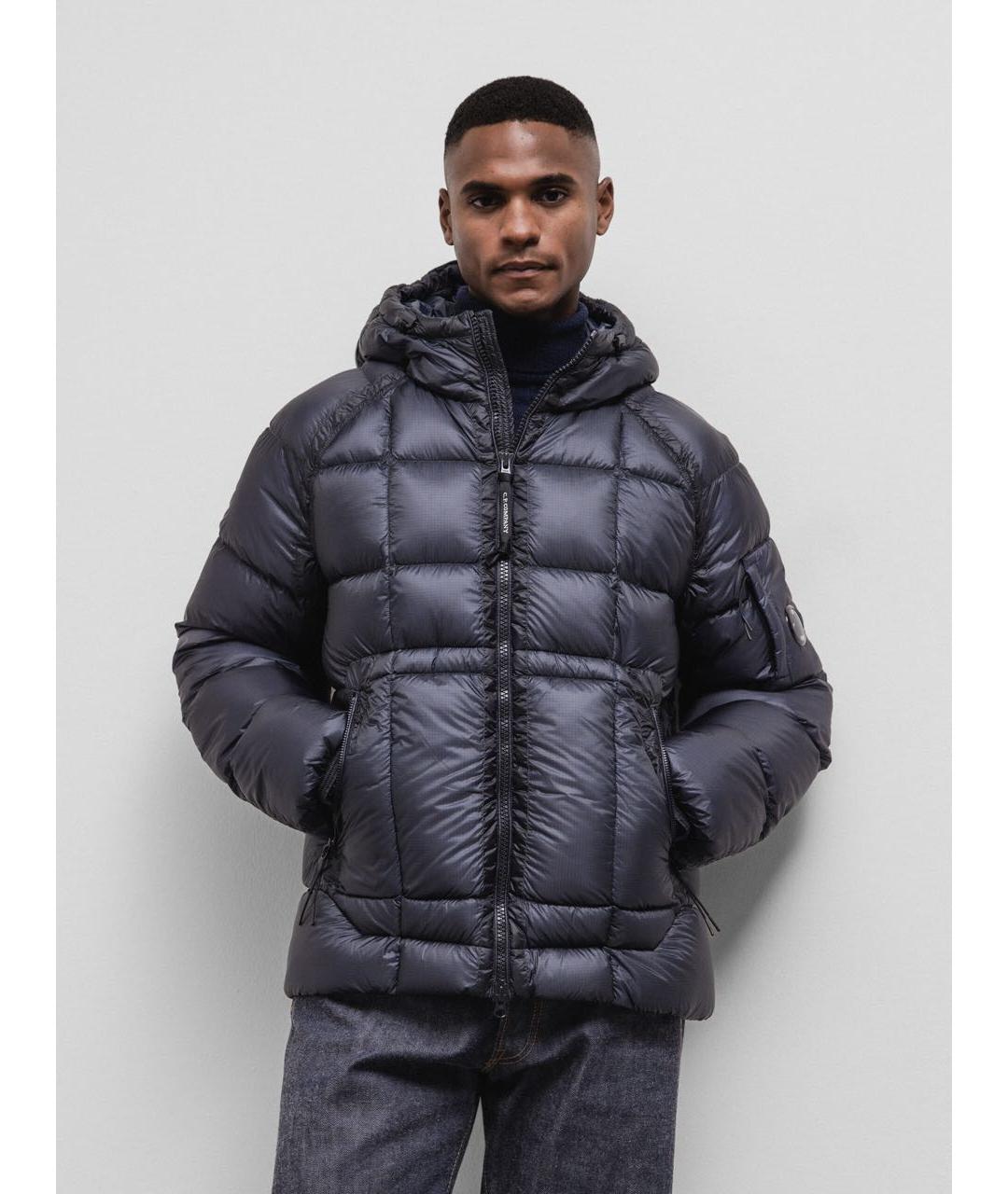 CP COMPANY Темно-синяя полиэстеровая куртка, фото 2