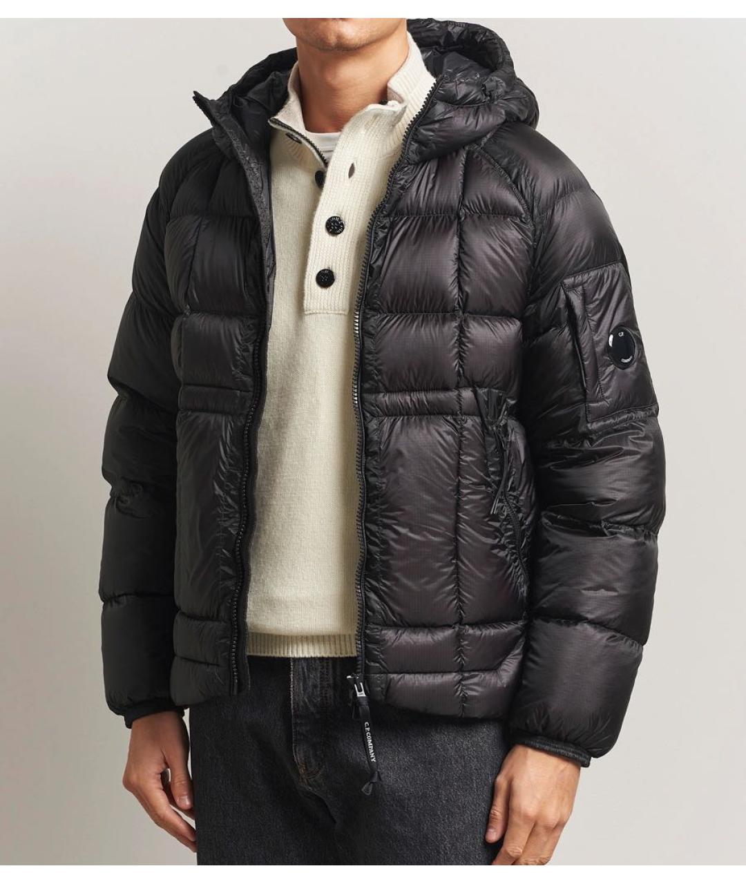 CP COMPANY Черная куртка, фото 2