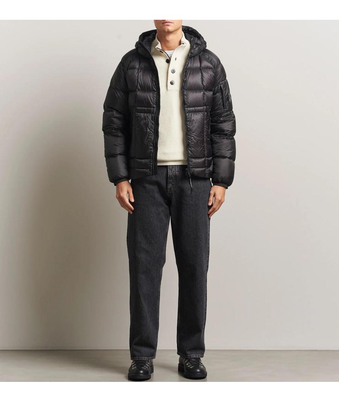 CP COMPANY Черная полиэстеровая куртка, фото 6