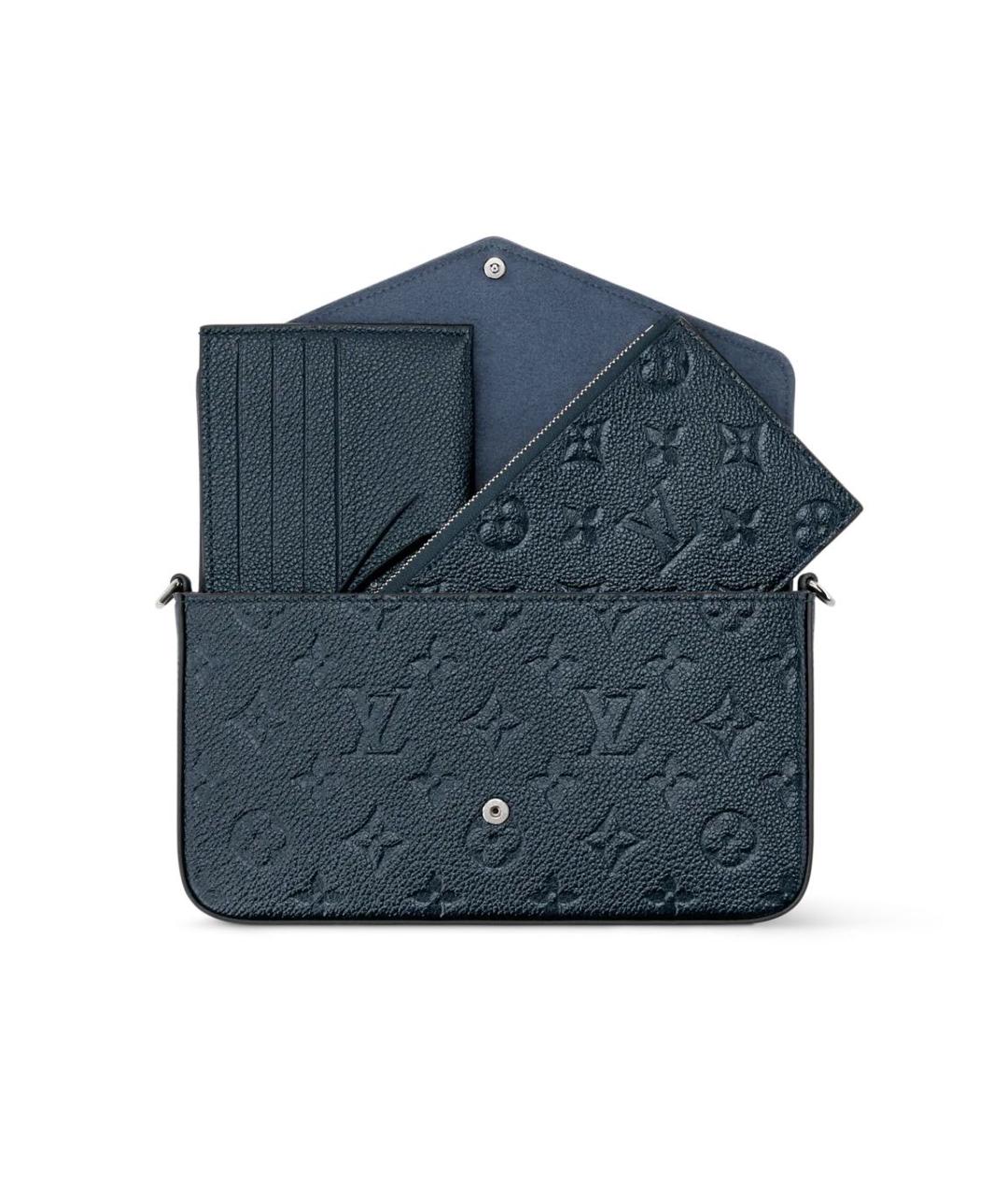 LOUIS VUITTON Синяя сумка через плечо, фото 5