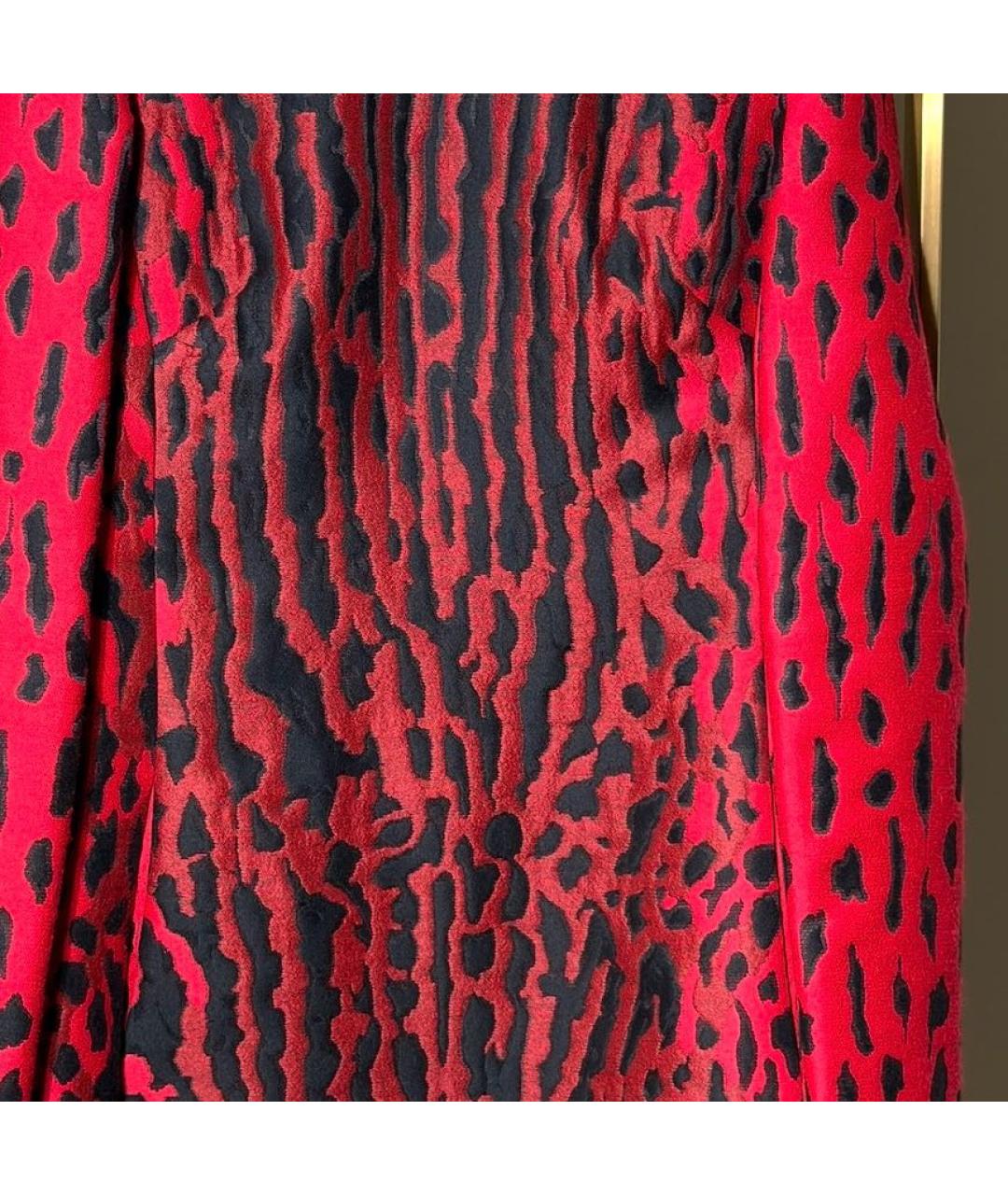 VALENTINO Красное хлопковое повседневное платье, фото 4