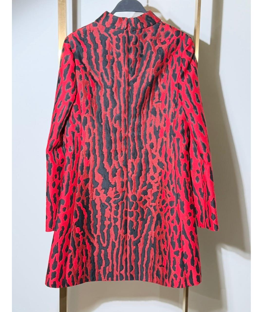 VALENTINO Красное хлопковое повседневное платье, фото 2